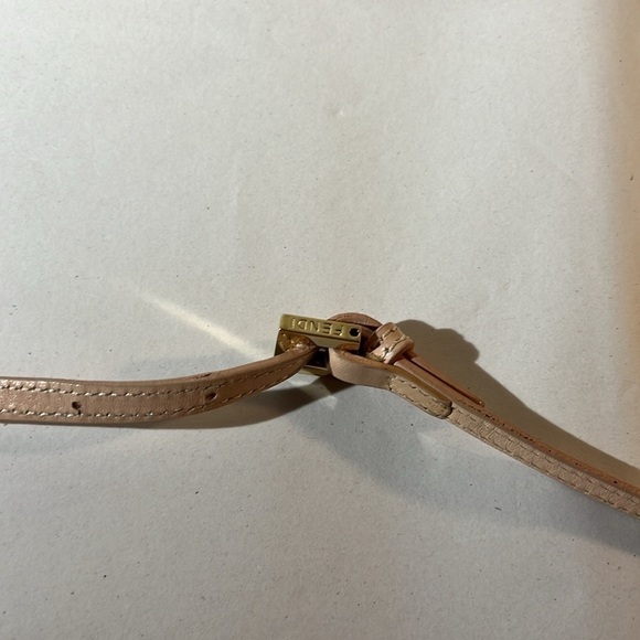 Authentic EUC FENDI Zucchino Monogram Pink Gold Crossbody/ Shoulder Bag - Picture 8 of 14